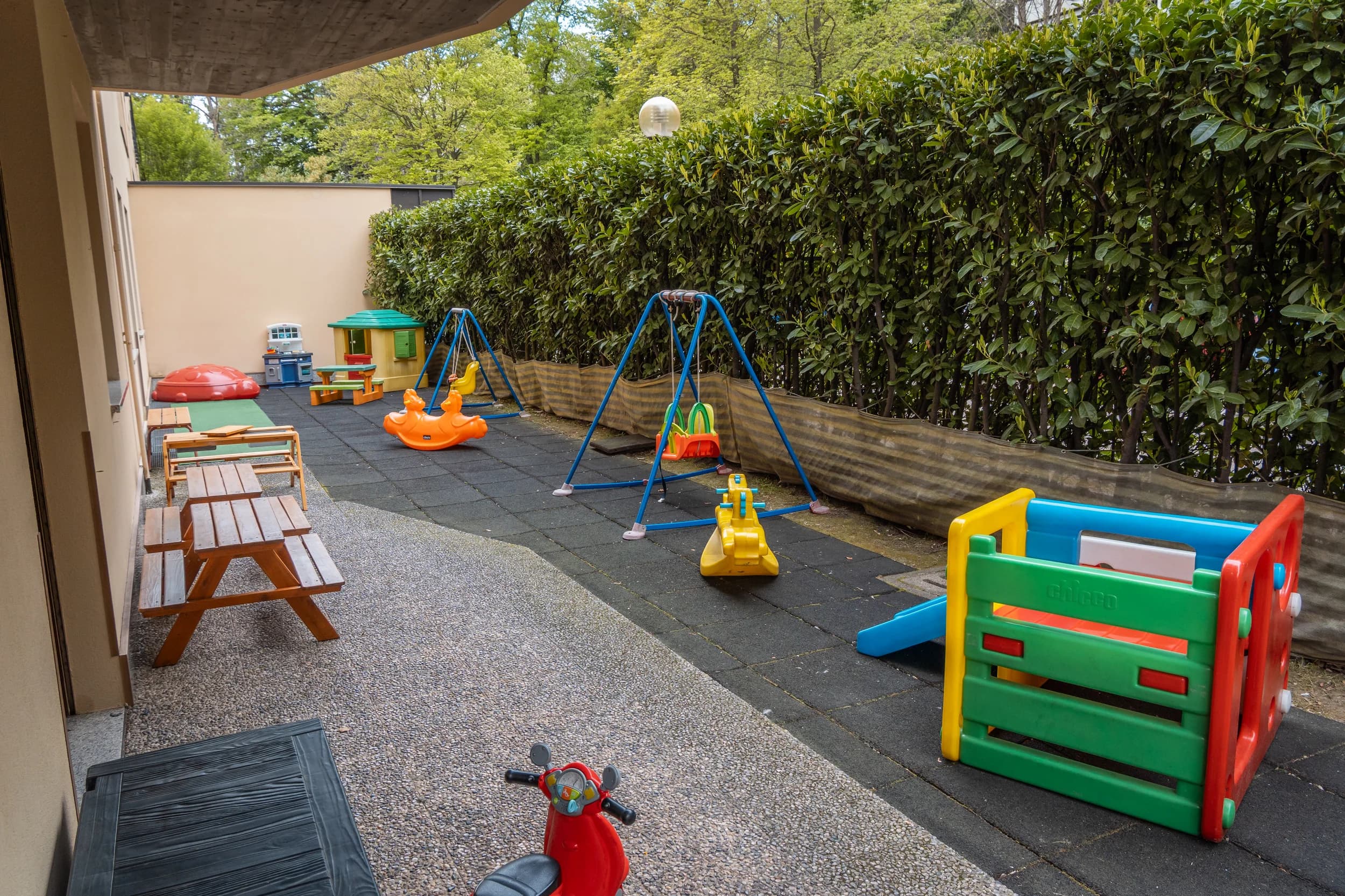Giardino esterno – Babylandia asilo nido Varese